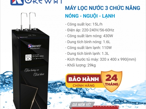 Máy lọc nước 3 chức năng - Nóng Lạnh Nguội