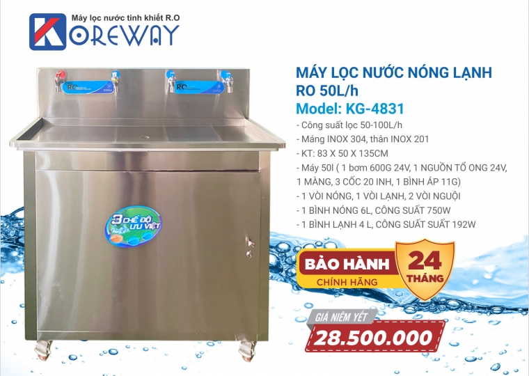 MÁY LỌC NƯỚC NÓNG LANH BÁN CÔNG NGHIỆP